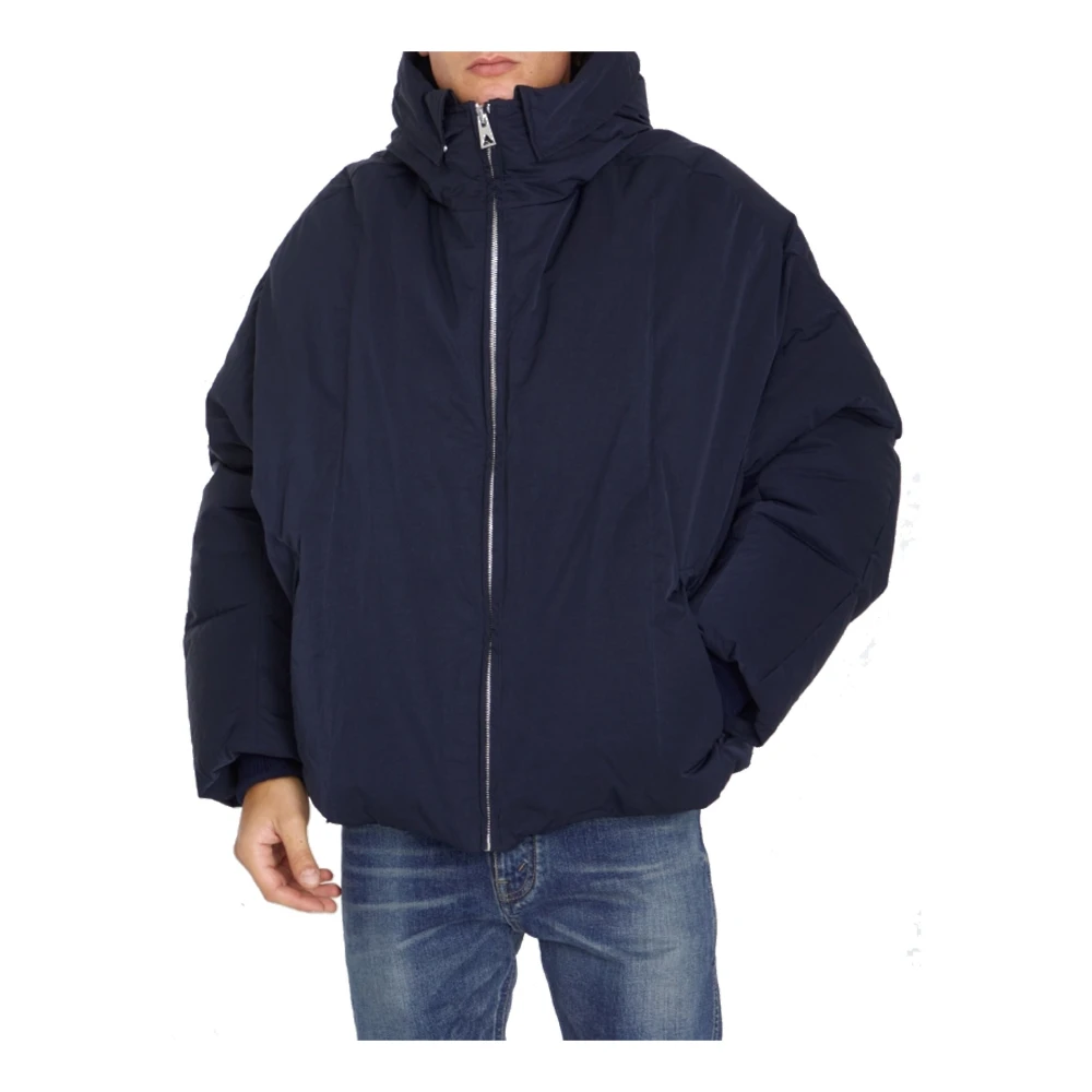 Bottega Veneta Blauwe Donsjas voor Mannen Blue Heren