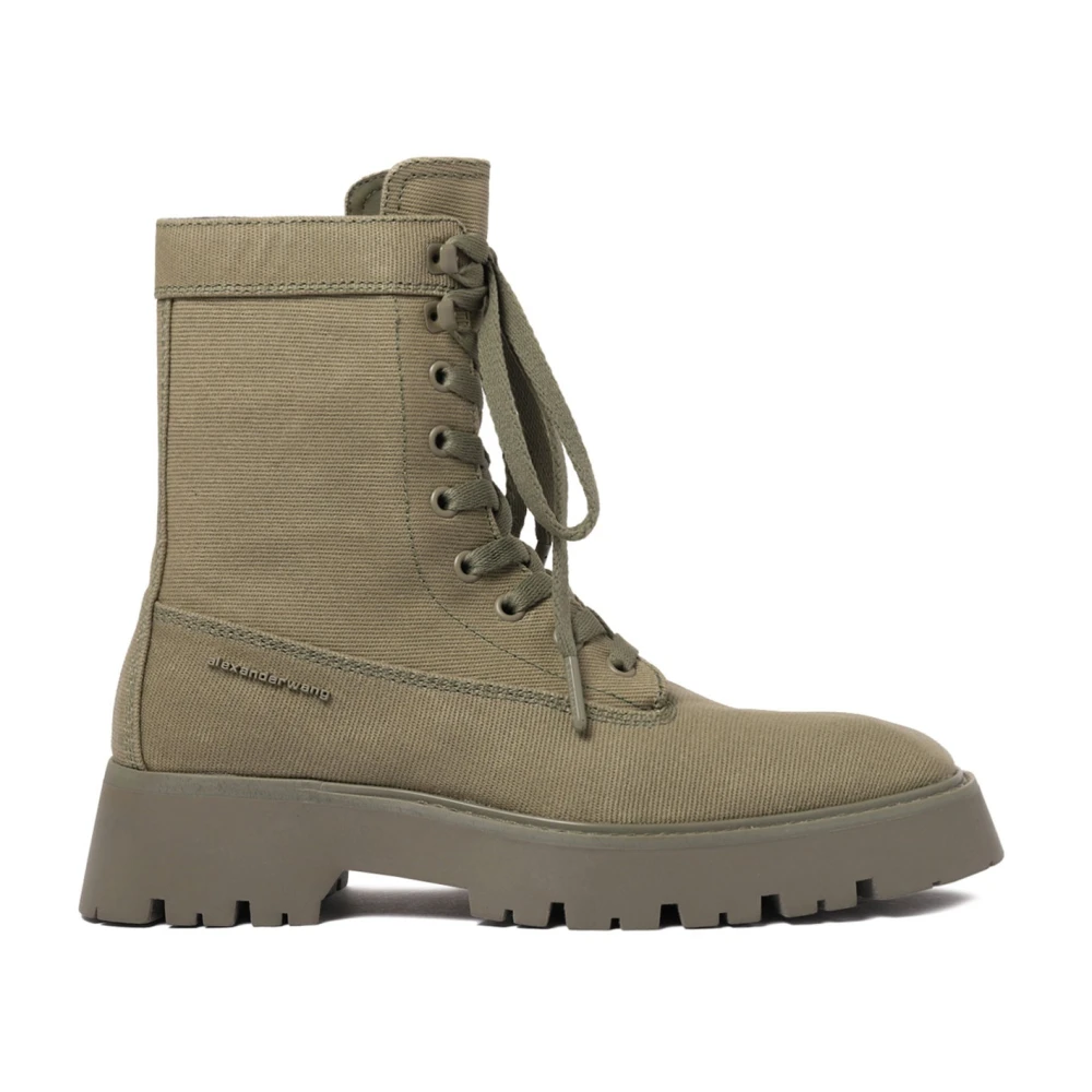 Alexander wang Khaki Veterschoenen Green Dames