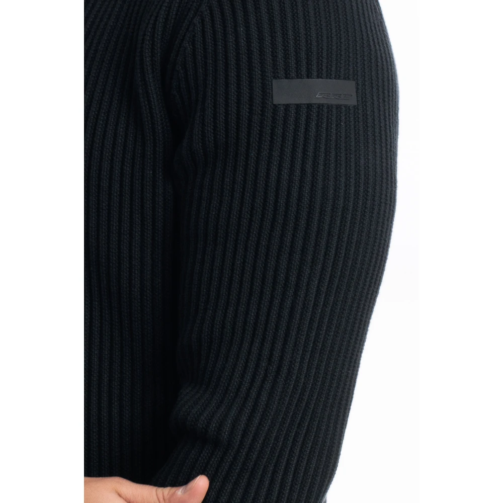 RRD Sailor Katoenen Gebreide Coltrui Black Heren
