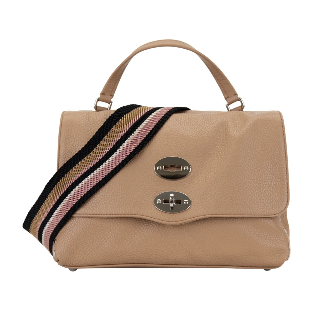 Zanellato Women's Brown Grained Leather Shoulder Bag - Handbags - One Size - Bags