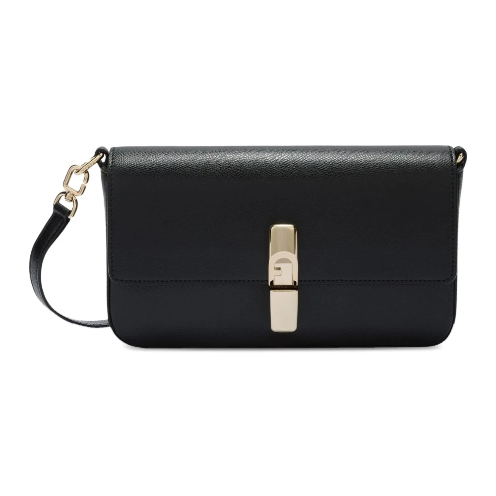 Furla Women's Black Cross Body Bags, One Size, Iride Crossbody Bag