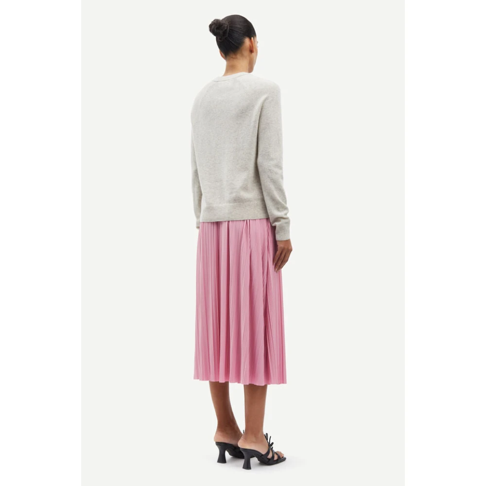 Samsøe Cashmere Raglan Trui Gray Dames