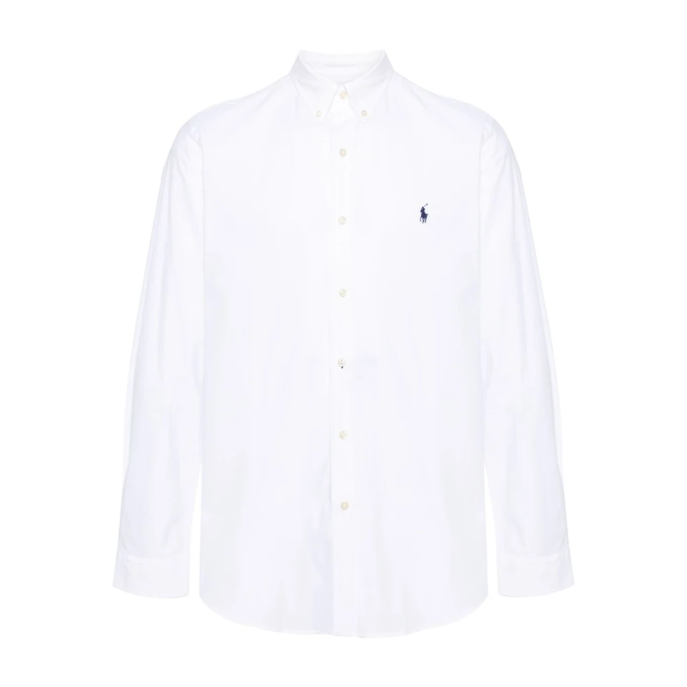 Ralph Lauren Overhemden Wit White Heren