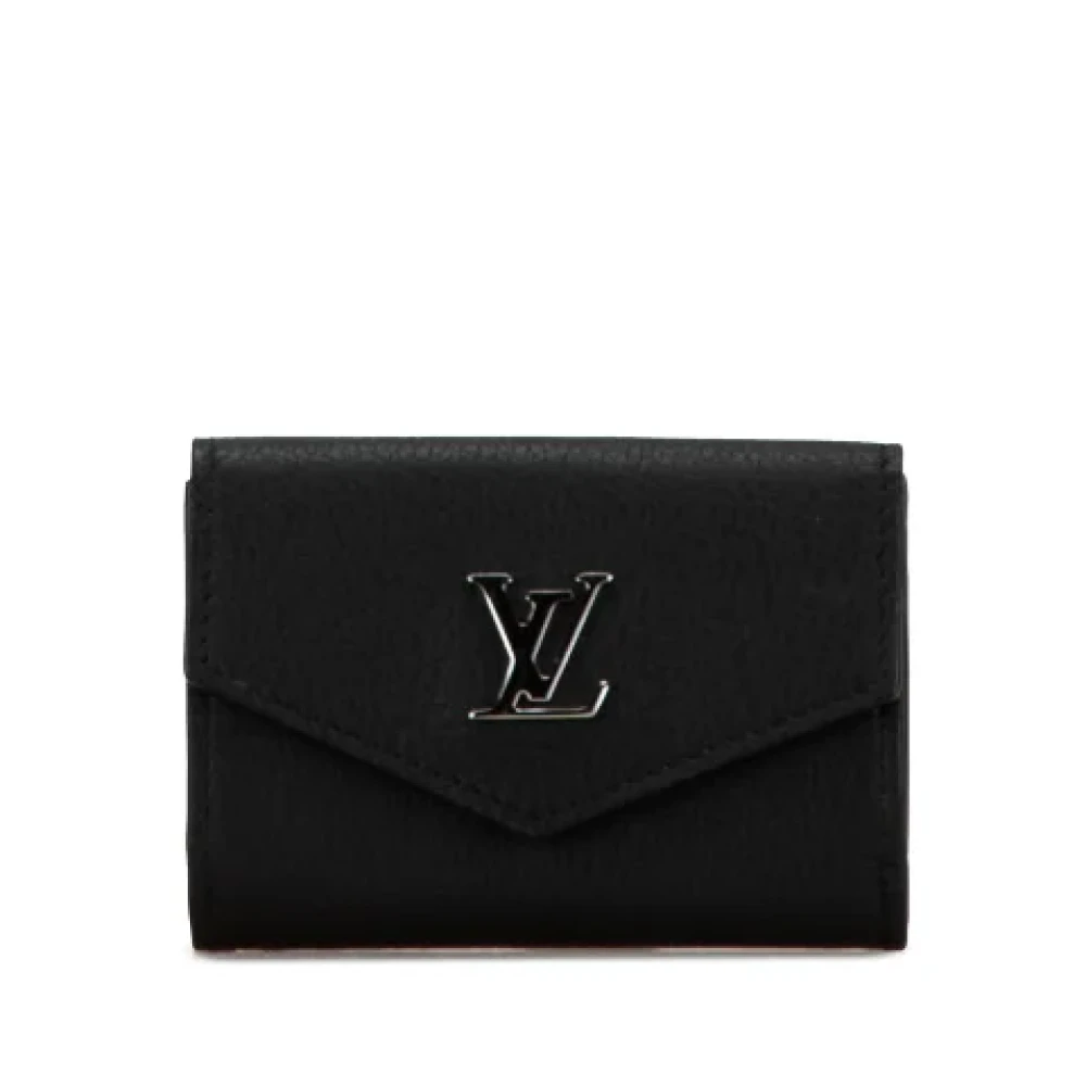 Louis Vuitton Vintage Pre-owned Leather wallets Black Heren