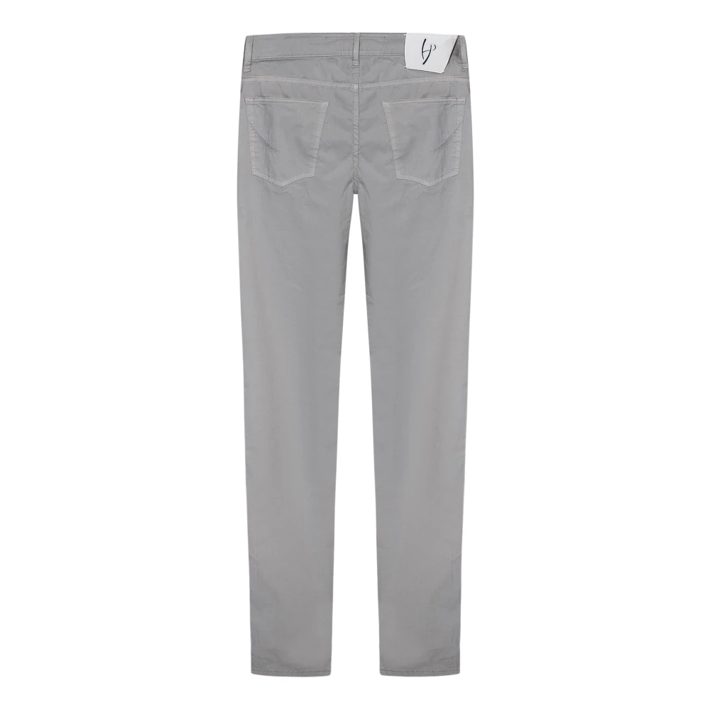Hand Picked Trousers Gray Heren