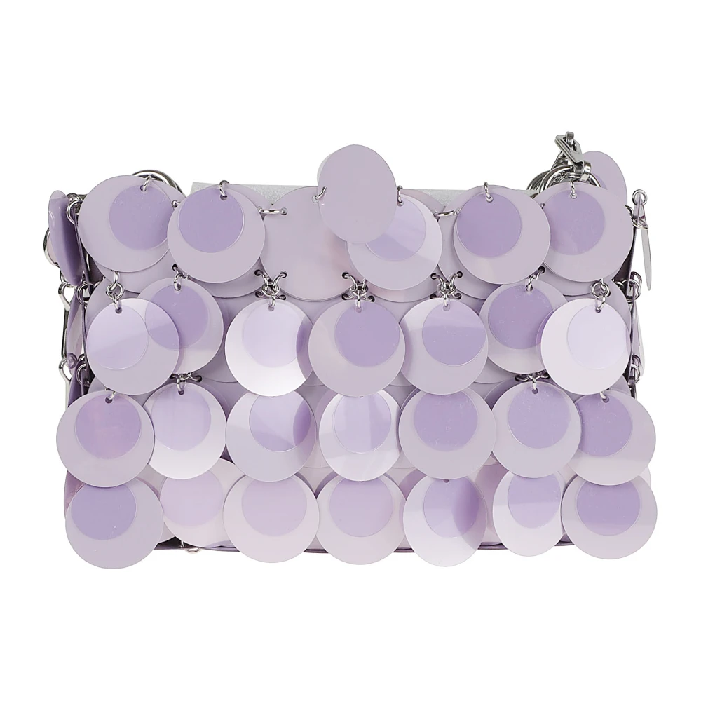 Paco Rabanne Lila Zilveren Handtas Purple Dames