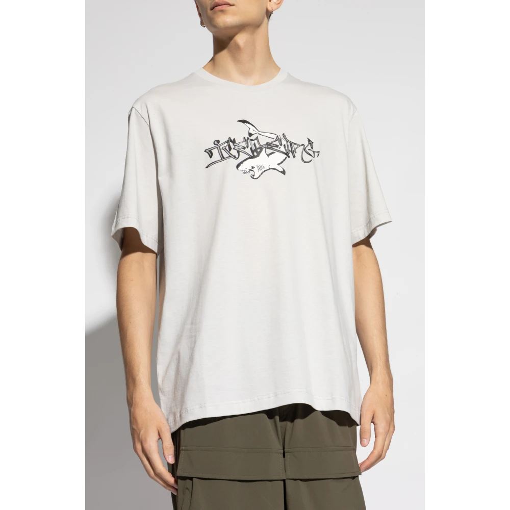 Iceberg T-shirt met logo White Heren