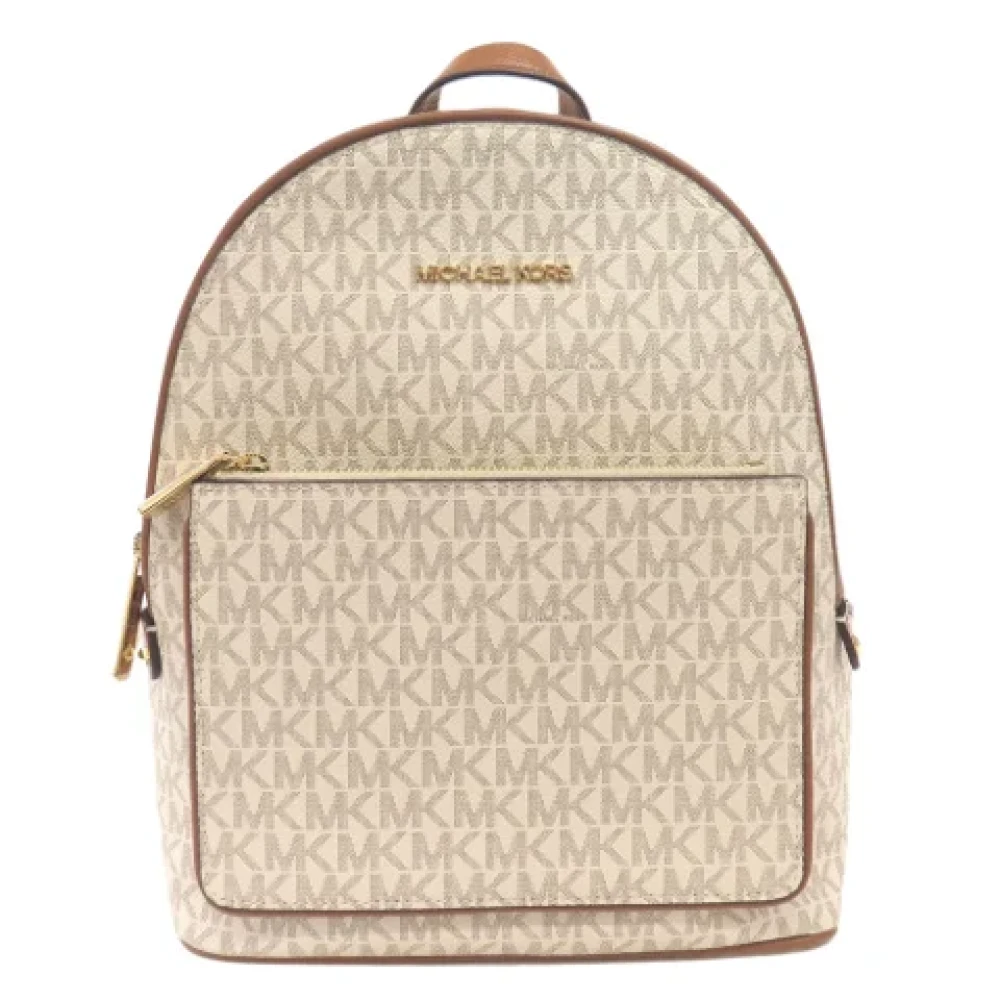 Michael Kors Pre-owned Plastic backpacks Brown Dames