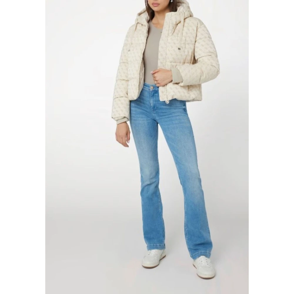 Guess Dames Logo 4G Jas Beige Dames