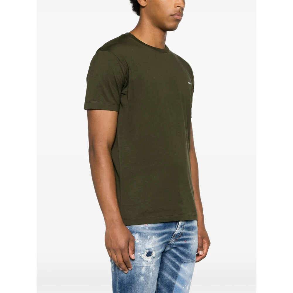 Dsquared2 Groene T-shirts en Polos Green Heren