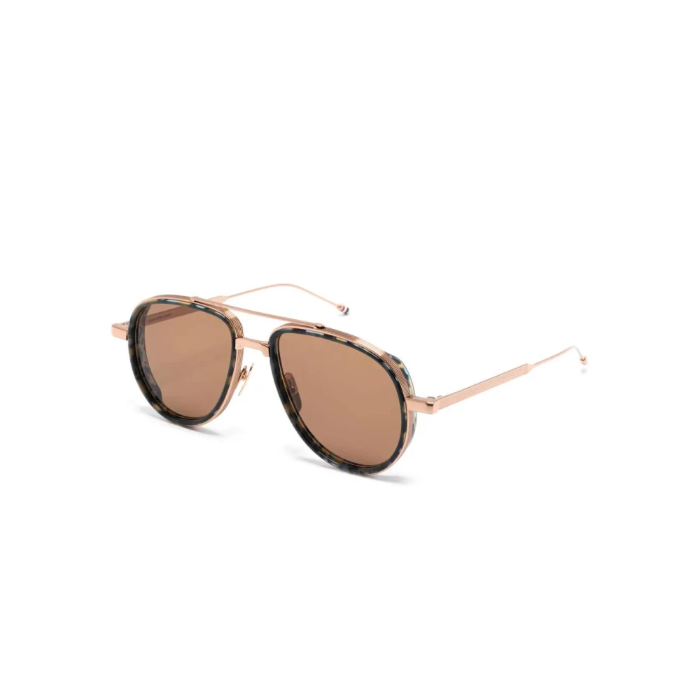 Thom Browne Unisex Brown Thom E, Sunglasses, 56 Mm, Ues929a 710 Sunglasses
