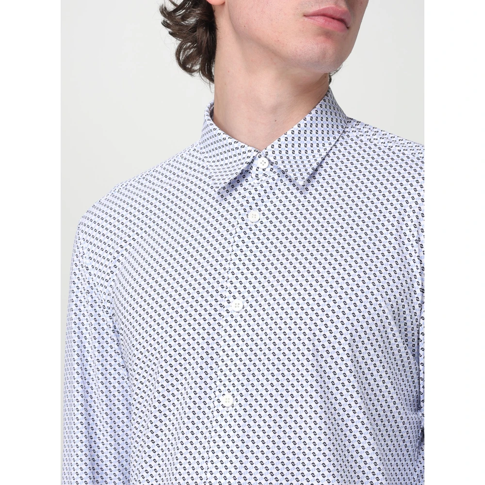 Hugo Boss Heren Casual P-Roan Overhemd Blue Heren