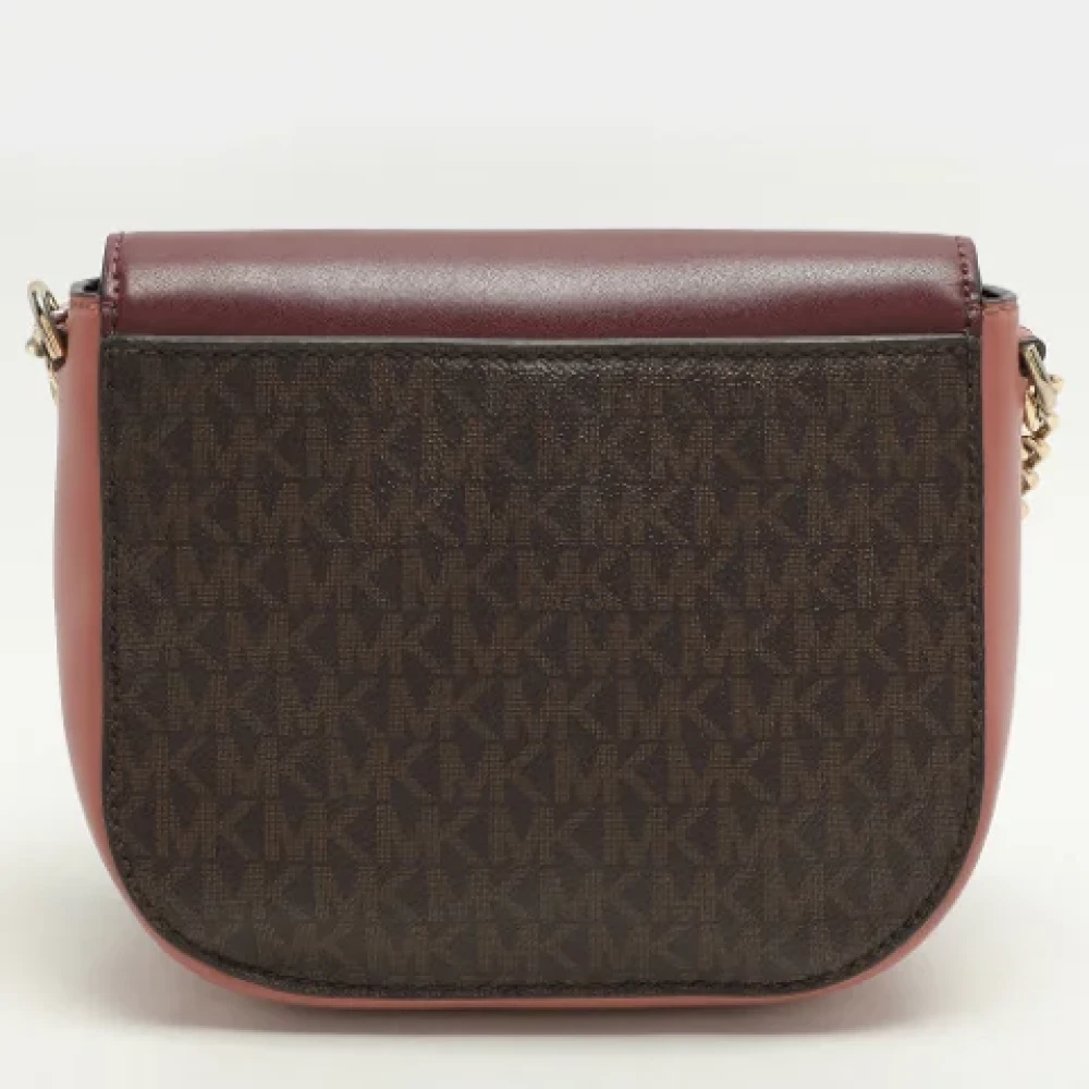 Michael Kors Pre-owned Coated canvas shoulder-bags Multicolor Dames