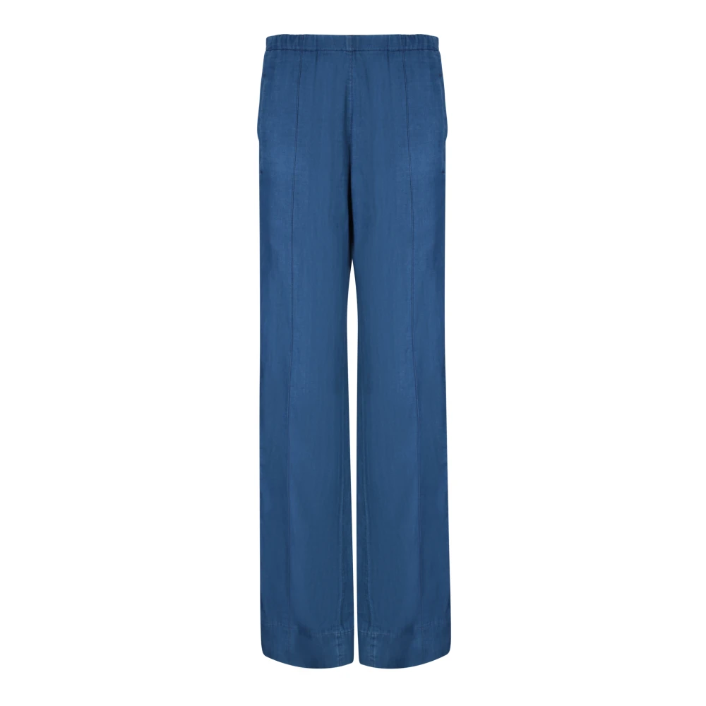 Palm Angels Blauwe Stijlvolle Broek Blue Dames