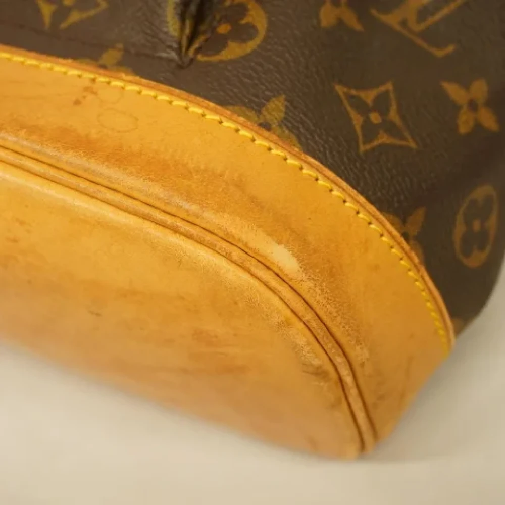Louis Vuitton Vintage Pre-owned Canvas backpacks Brown Dames