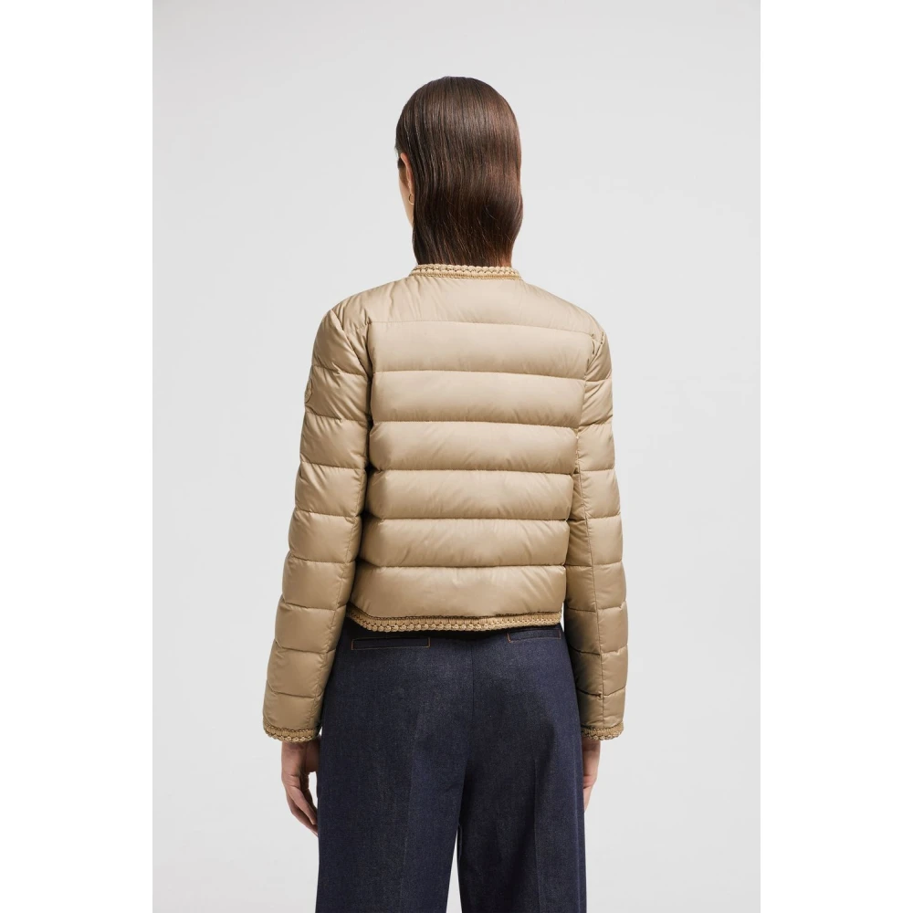 Moncler Stijlvolle Gencay Jas voor Mannen Beige Dames