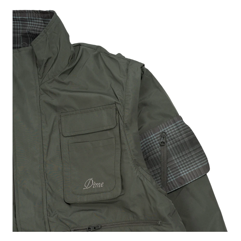 Dime Mtl Omkeerbare Viskleding in Olijfgroen Green Heren