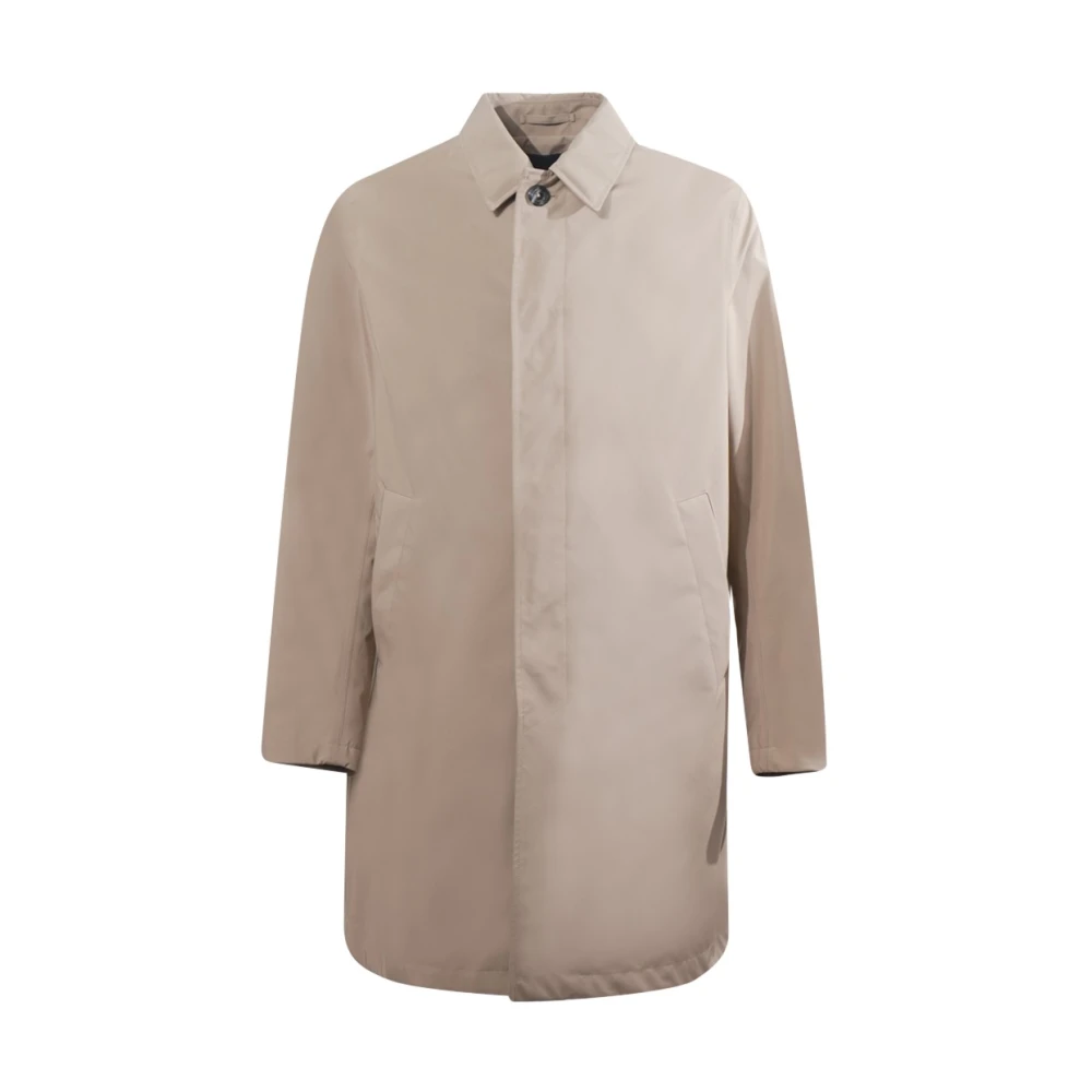 Herno Mannelijk Beige Regenjas