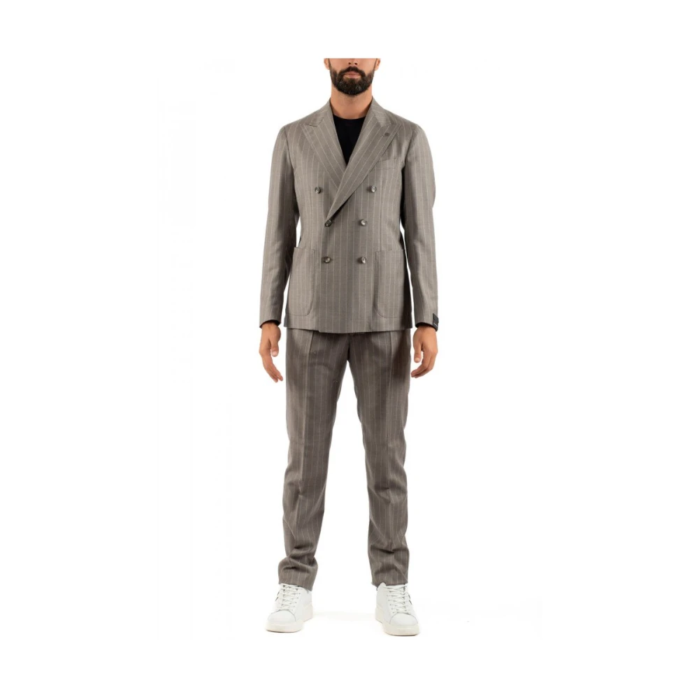 Tagliatore Heren Pak Jas Brown Heren