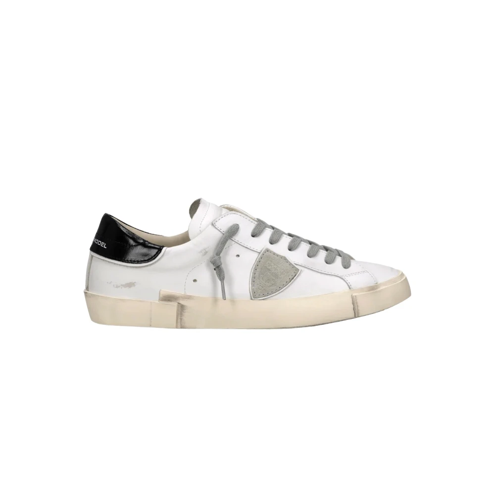 Philippe Model Sneakers 100% Pelle Heren Schoenen Wit