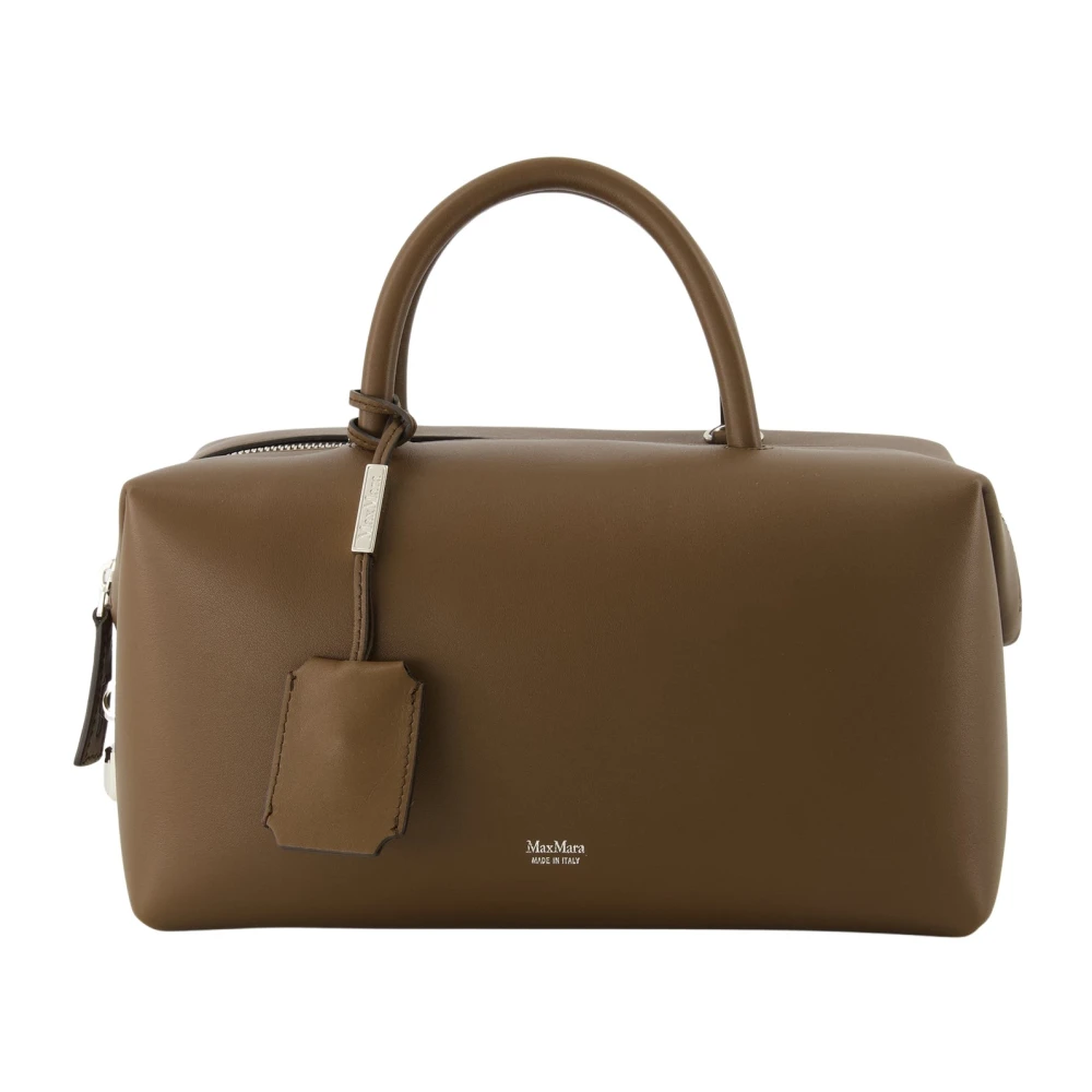 Max Mara Brown Boston Bag - Female - Handbags - One Size - Bags
