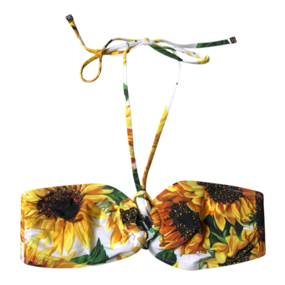 Dolce & Gabbana Women's Floral Halter Bikini Top