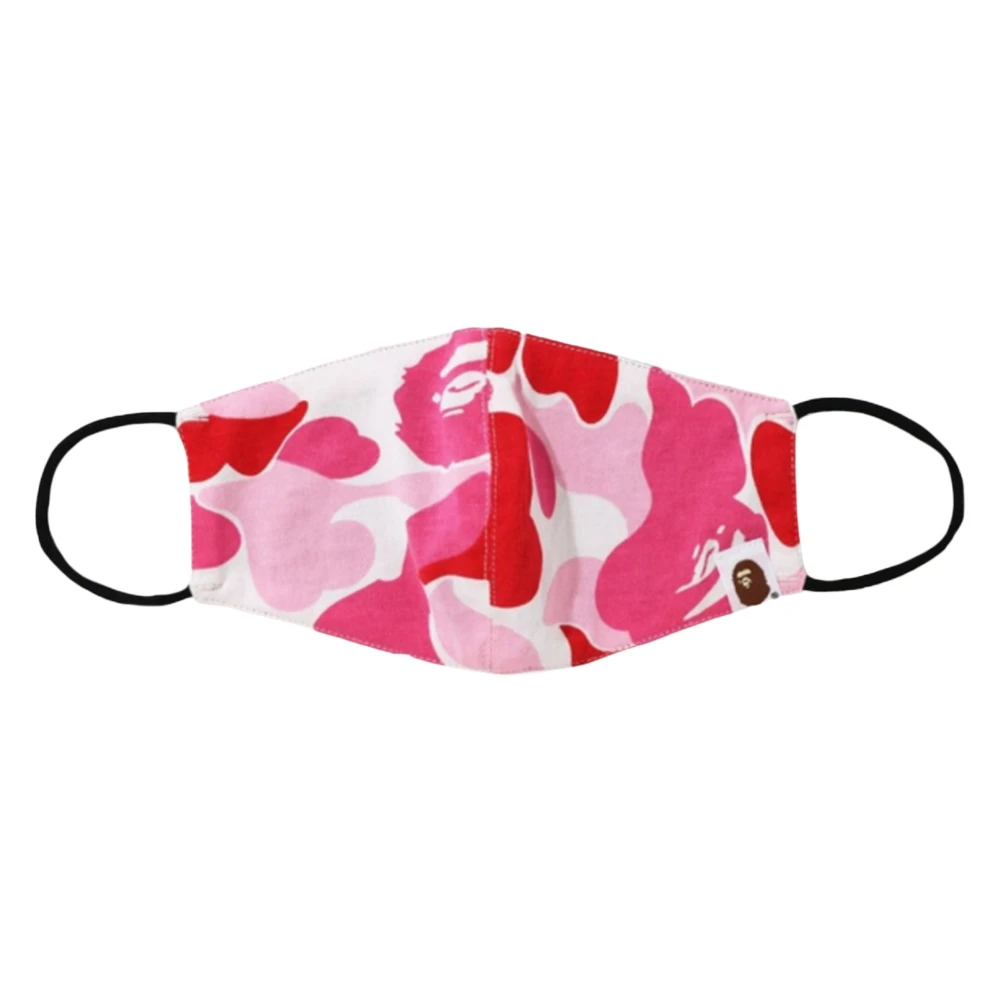 A Bathing APE Beperkte oplage Roze Camo gezichtsmasker Pink Unisex