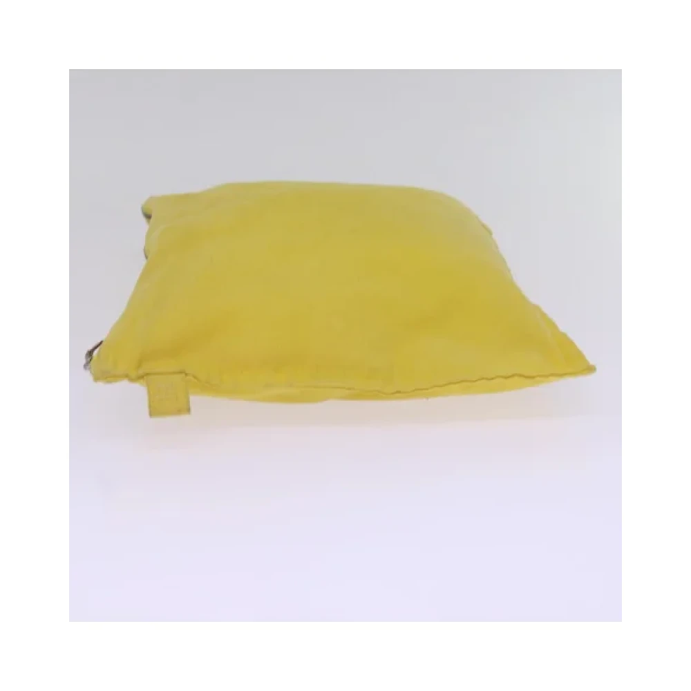 Hermès Vintage Pre-owned Canvas pouches Yellow Dames