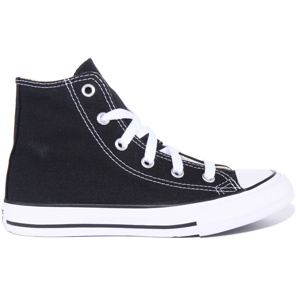 Converse Infant Chuck Taylor All Star High Trainer Black Size: 10 - Footasylum - Image 4