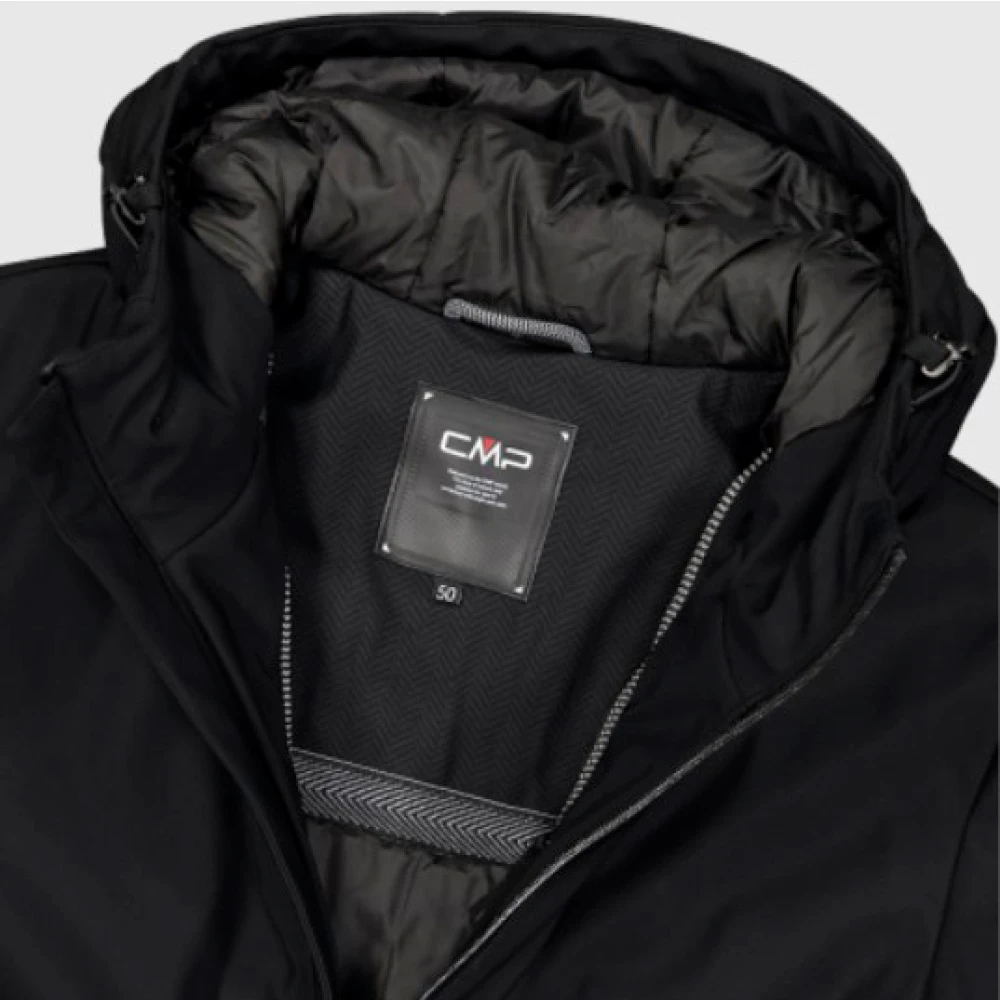 CMP Zwarte Winterjas Stijlvol Black Heren