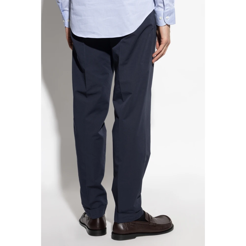 Tom Ford Broek met opgerolde pijpen Blue Heren