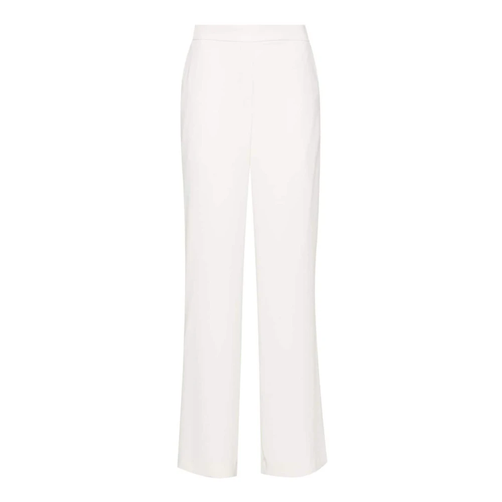 P.a.r.o.s.h. Hoge taille broek met centrale vouw White Dames