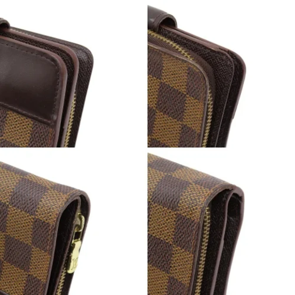 Louis Vuitton Vintage Pre-owned Canvas wallets Brown Dames