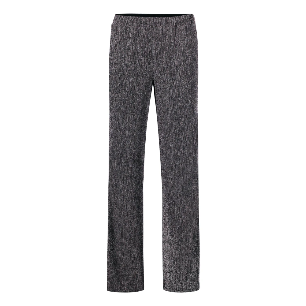 Betty & Co Stoffen broek in glitter-look Black Dames