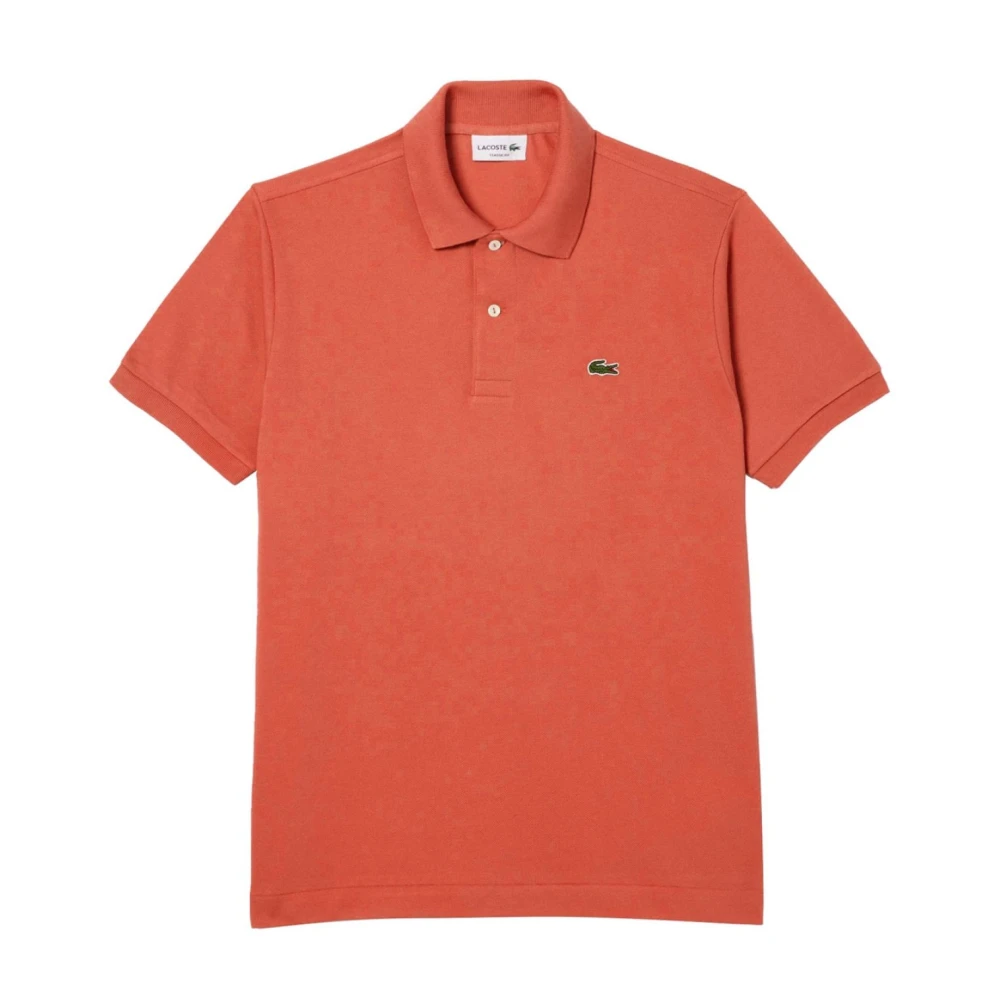 Lacoste Klassieke Katoenen Polo Orange Heren