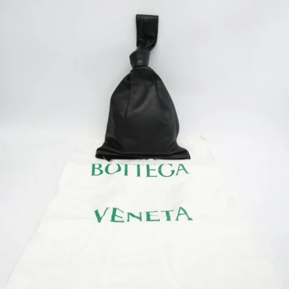 Bottega Veneta Vintage Pre-owned Leather pouches Black Dames