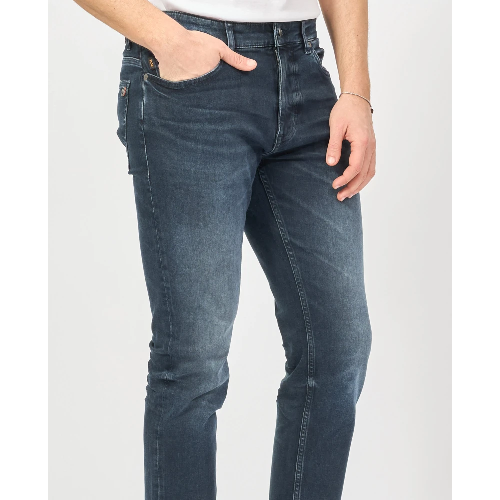 Hugo Boss Blauwe Slim Fit Jeans Blue Heren