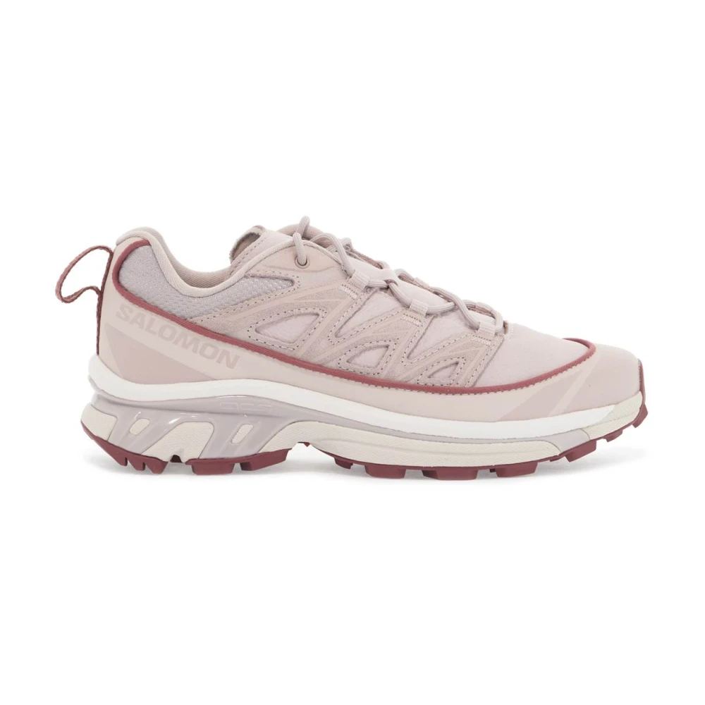 Salomon Läder Sneakers med Agile Chassis System Pink, Dam