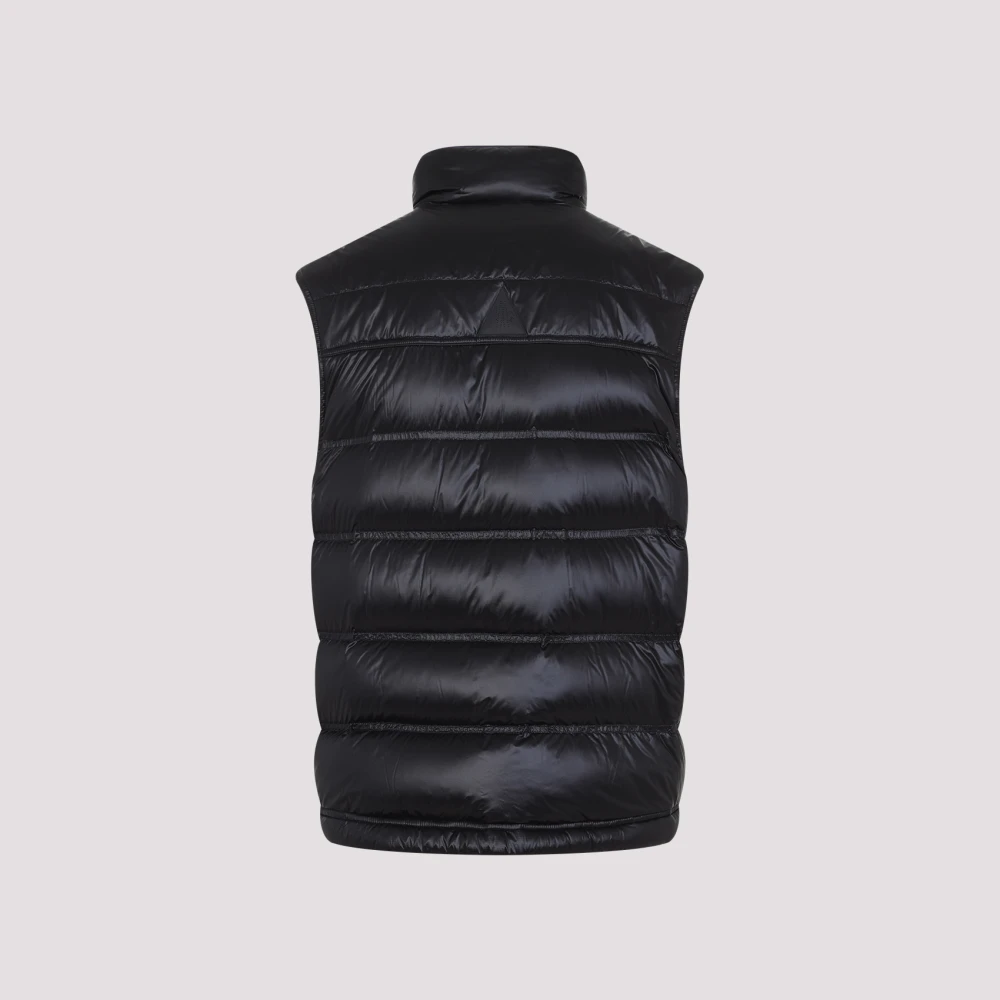 Moncler Zwarte Nantu Vest Black Heren