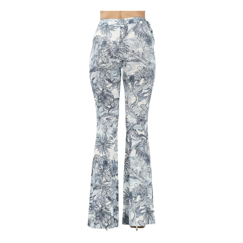 Just Cavalli Tropische Palazzo Broek Multicolor Dames