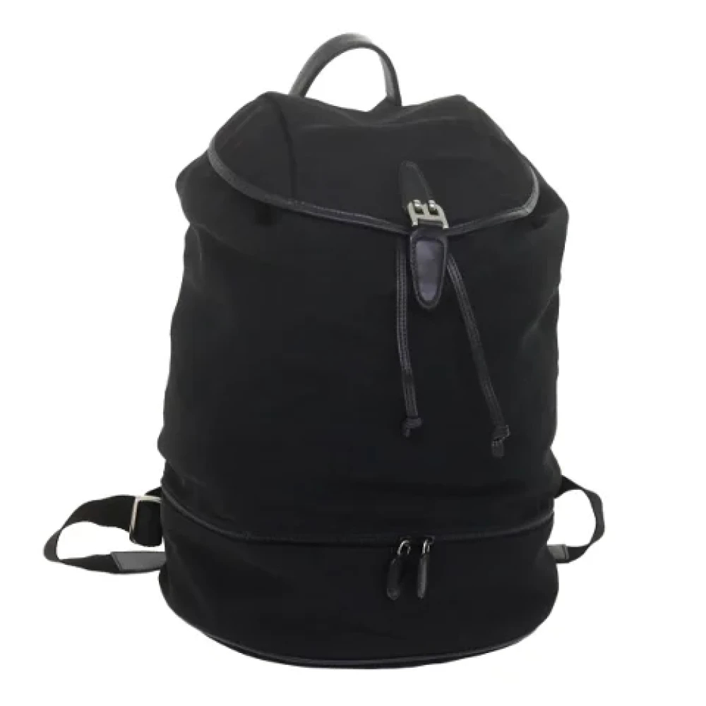 Bally Pre-owned Nylon backpacks Black Dames