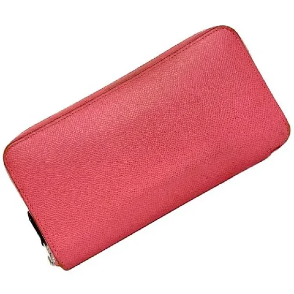 Hermès Vintage Pre-owned Canvas wallets Pink Dames