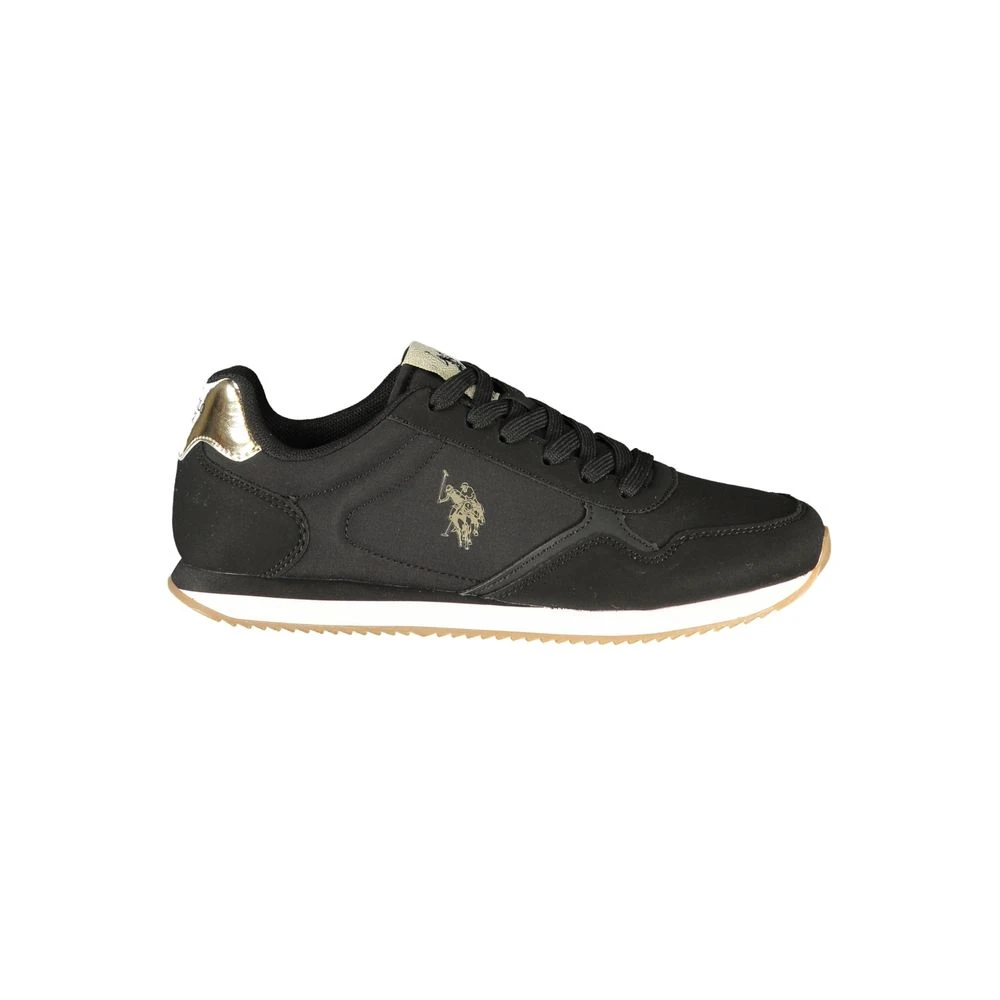 U.s. Polo Assn. Women's Black Polyurethane Sneaker - Sneakers - 8 Uk - Shoes
