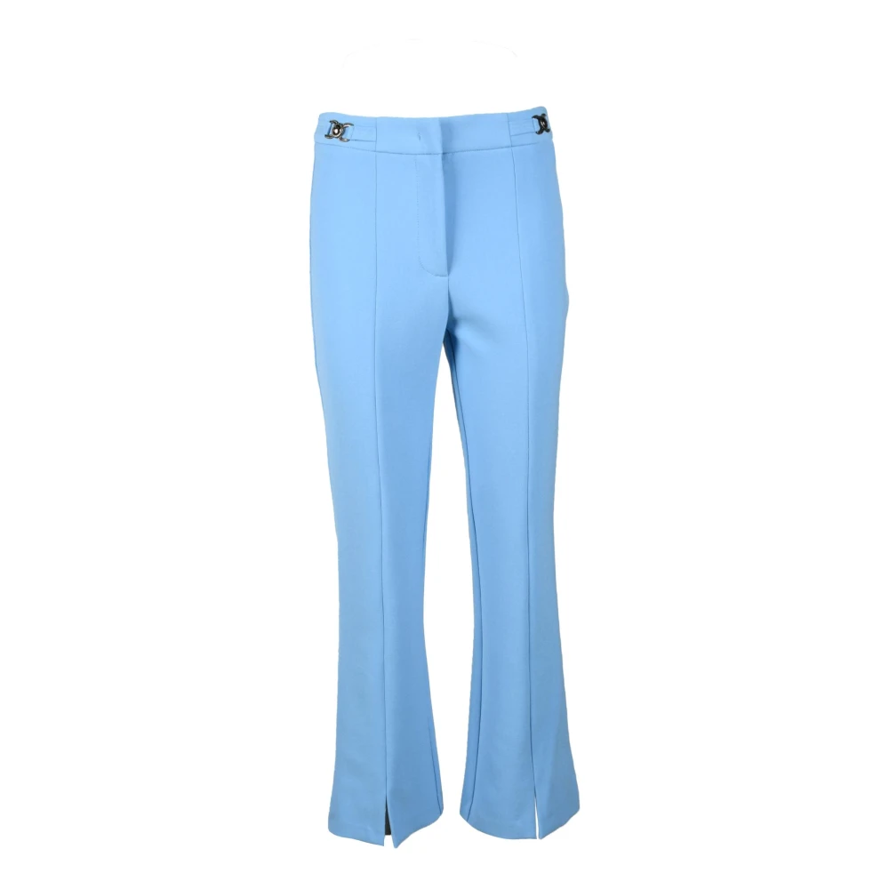 Simona Corsellini Elegante Katoenmix Broek Blue Dames