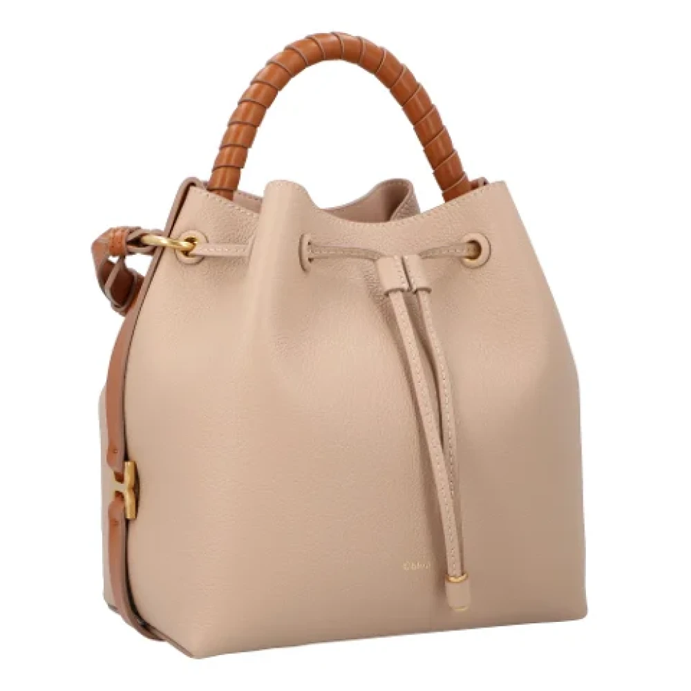 Chloé Leather handbags Beige Dames