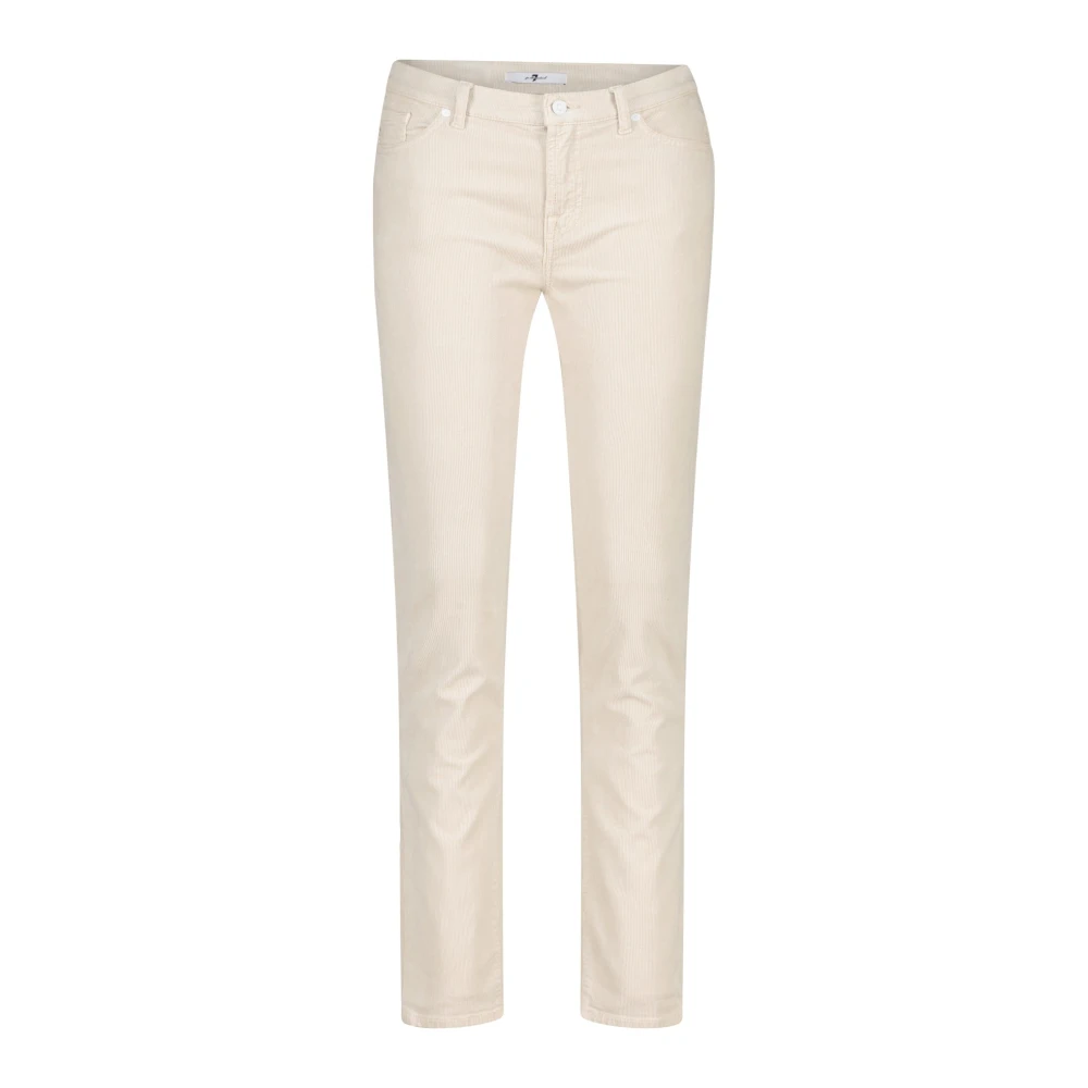 7 For All Mankind Smalle Broek voor Heren Beige Dames