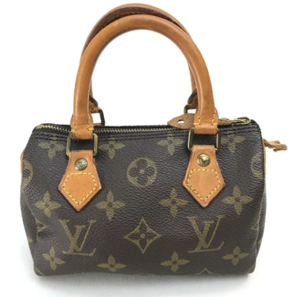 Louis Vuitton Vintage Pre-owned Cotton louis-vuitton-bags Brown Dames