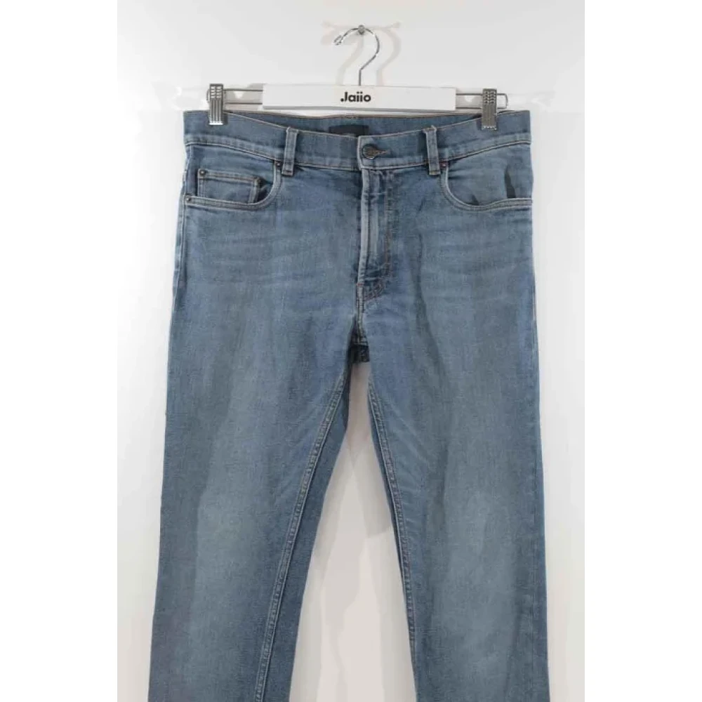 Prada Vintage Pre-owned Cotton jeans Blue Dames