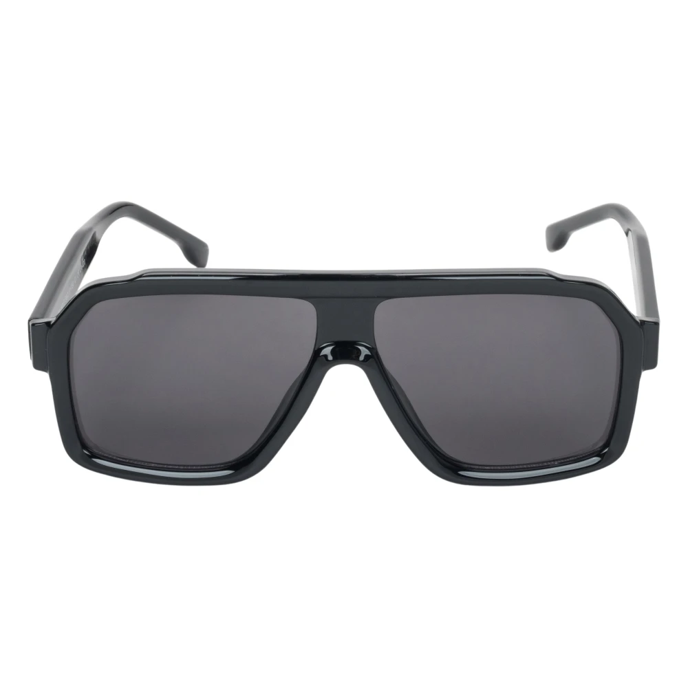 Estro Black Geometric Frame Sunglasses - Female - Sunglasses - One Size - Accessories