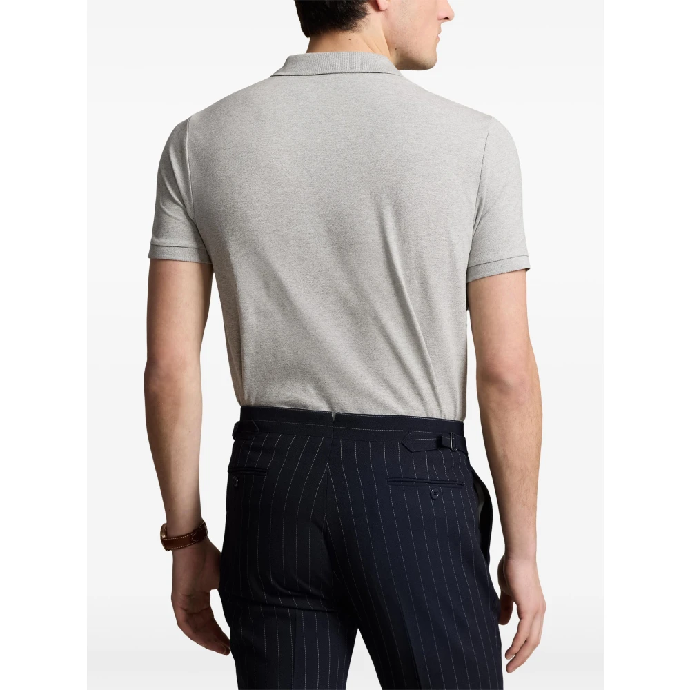 Polo Ralph Lauren Stretch katoenen poloshirt Gray Heren